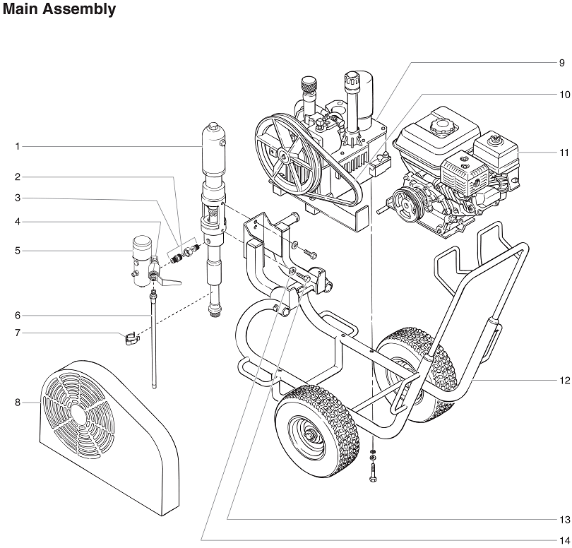 PowrTwin 12000XLT DI Main Assembly